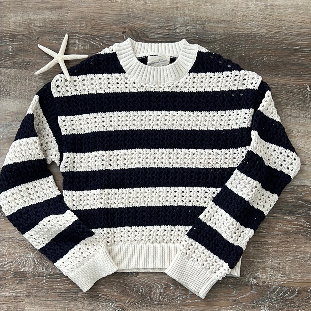 Striped Knit Sweater